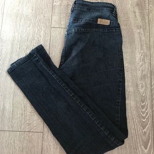 High waist skinny jeans